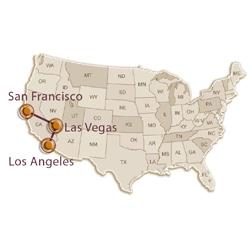 Карта тура Индивидуально - Краски Дикого Запада