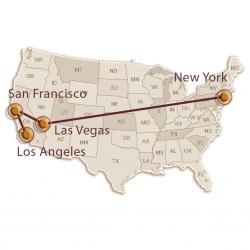 Карта тура Индивидуально - Американский калейдоскоп